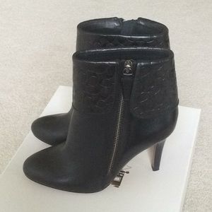 Coach leather boots